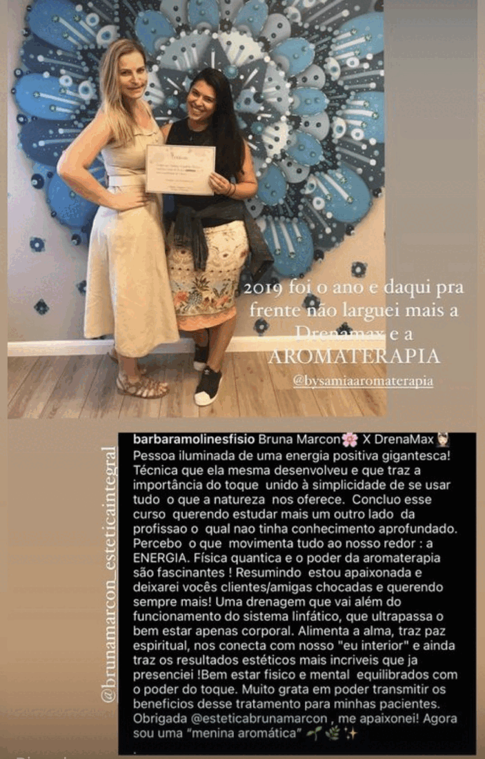 Depoimento de aluna